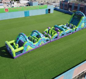 T7-4767 Percorsi a Ostacoli Gonfiabili a Tema Monsters Inc