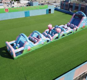 T7-4783 Percorsi a ostacoli gonfiabili a tema Peppa Pig