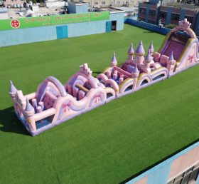 T7-4794 Percorsi a ostacoli gonfiabili a tema feste delle principesse