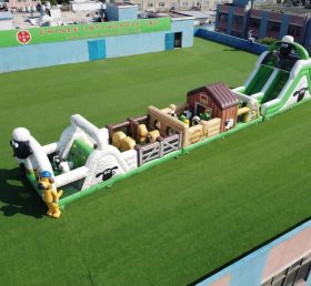 T7-4803 Percorsi a ostacoli gonfiabili a tema Shaun the Sheep