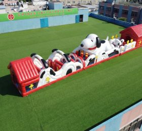 T7-4808 Percorsi a Ostacoli Gonfiabili a Tema Snoopy