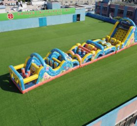 T7-4812 Percorsi a ostacoli gonfiabili a tema SpongeBob
