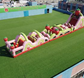 T7-4815 Percorsi a ostacoli gonfiabili a tema Strawberry Shortcake