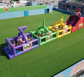 T7-4819 Percorsi a ostacoli gonfiabili a tema Teletubbies
