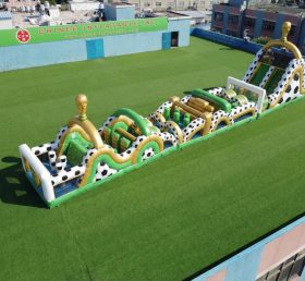 T7-4849 Percorso a ostacoli gonfiabile a tema Coppa del Mondo