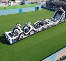 T7-4850 Percorsi a ostacoli gonfiabili a tema zebra