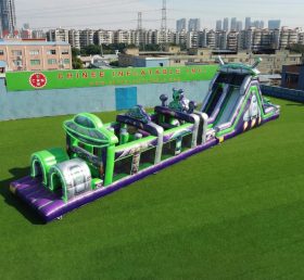 T7-4856 Percorso a Ostacoli Gonfiabile a Tema Alieno