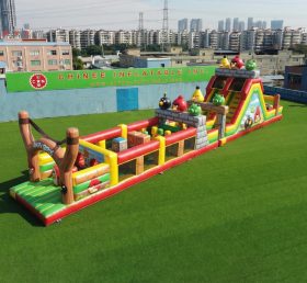 T7-4859 Percorsi a ostacoli gonfiabili a tema Angry Birds