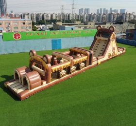 T7-4864 Percorsi a ostacoli gonfiabili a tema orso