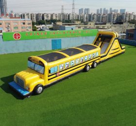 T7-4874 Percorsi a ostacoli gonfiabili a tema autobus