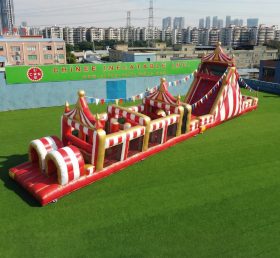 T7-4883 Percorso a Ostacoli Gonfiabile a Tema Circo