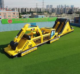 T7-4903 Percorsi a ostacoli gonfiabili a tema escavatore