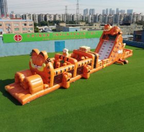 T7-4913 Percorsi a ostacoli gonfiabili a tema Garfield