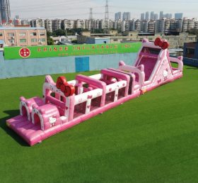 T7-4920 Percorsi a ostacoli gonfiabili a tema Hello Kitty