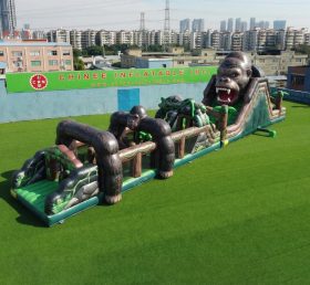 T7-4926 Percorsi a ostacoli gonfiabili a tema King Kong