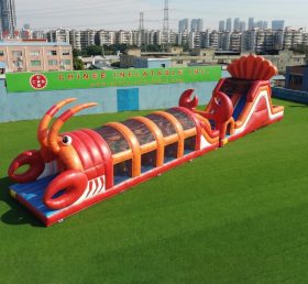 T7-4929 Percorso a Ostacoli Gonfiabile a Tema Aragosta