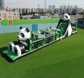 T7-4950 Percorsi a Ostacoli Gonfiabili a Tema Panda