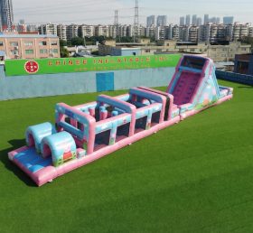 T7-4955 Percorsi a ostacoli gonfiabili a tema Peppa Pig
