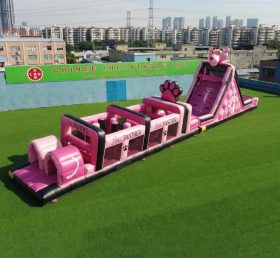 T7-4957 Percorsi a ostacoli gonfiabili a tema Pantera Rosa
