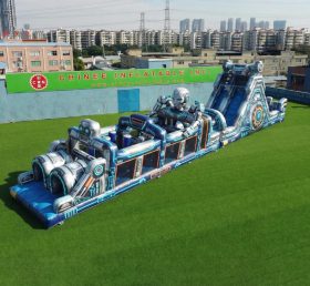 T7-4970 Percorsi a ostacoli gonfiabili a tema robot