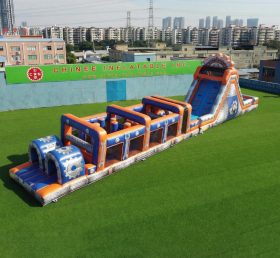 T7-4972 Percorsi a ostacoli gonfiabili a tema Rusty Rivets