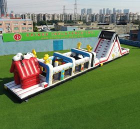 T7-4980 Percorsi a ostacoli gonfiabili a tema Snoopy
