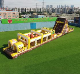 T7-4984 Percorsi a ostacoli gonfiabili a tema SpongeBob