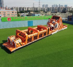 T7-4998 Percorsi a ostacoli gonfiabili a tema tigre