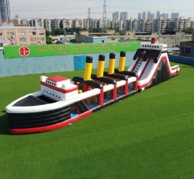 T7-5002 Percorsi a ostacoli gonfiabili a tema Titanic