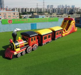 T7-5005 Percorsi a ostacoli gonfiabili a tema treno