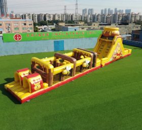 T7-5014 Percorsi a ostacoli gonfiabili a tema Winnie the Pooh
