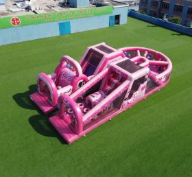 T7-5030 Percorsi a ostacoli gonfiabili a tema Barbie
