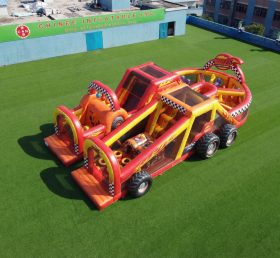 T7-5036 Percorsi a ostacoli gonfiabili a tema Blaze Monster