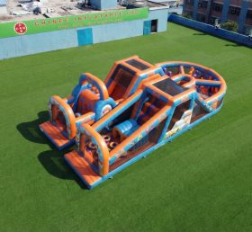 T7-5037 Percorso a ostacoli gonfiabile a tema Blippi Wonders
