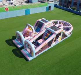 T7-5044 Percorsi a ostacoli gonfiabili a tema Care Bears
