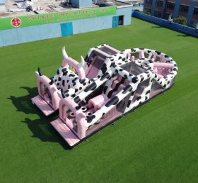 T7-5051 Percorsi a ostacoli gonfiabili a tema mucca