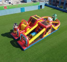 T7-5053 Percorsi ad ostacoli gonfiabili a tema Crayon Shin-chan