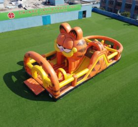 T7-5078 Percorso a Ostacoli Gonfiabile a Tema Garfield