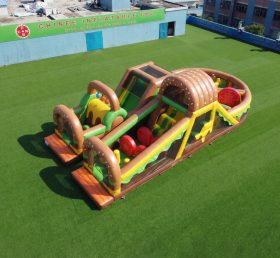 T7-5084 Percorsi a ostacoli gonfiabili a tema hamburger