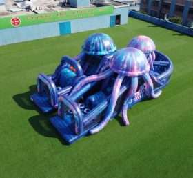 T7-5090 Percorsi a ostacoli gonfiabili a tema medusa