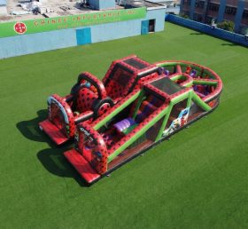 T7-5107 Percorso a Ostacoli Gonfiabile a Tema Miraculous Ladybug