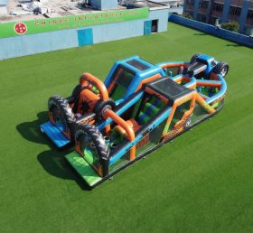 T7-5112 Percorsi a ostacoli gonfiabili a tema Monster Trucks