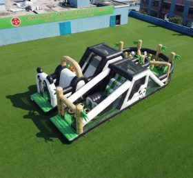 T7-5120 Percorsi a ostacoli gonfiabili a tema panda