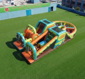 T7-5142 Percorsi a ostacoli gonfiabili a tema Scooby-Doo