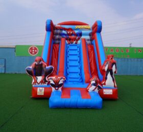 T8-6003B Scivolo Gonfiabile a Tema Spider-Man