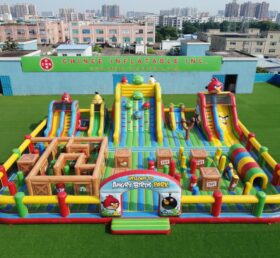 GF3-1425 Parco giochi gonfiabile a tema Angry Birds