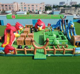 GF3-1426 Parco Giochi Gonfiabile a Tema Angry Birds