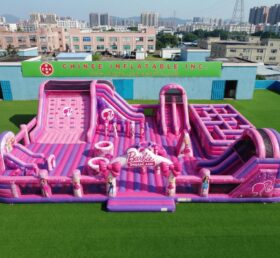 GF3-1428 Parco Giochi Gonfiabile a Tema Barbie