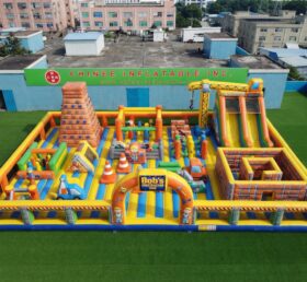 GF3-1434 Parco giochi gonfiabile a tema Bob Aggiustatutto