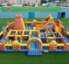GF3-1435 Parco Giochi Gonfiabile a Tema Bob Aggiustatutto
